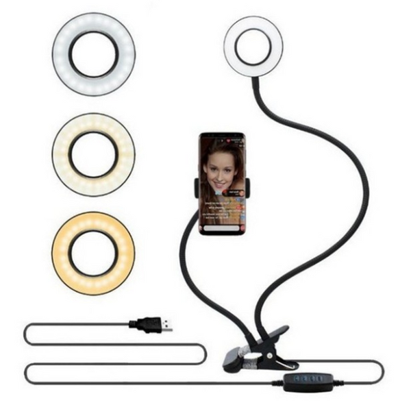 LED Selfie Ring Light with Adjustable Stand