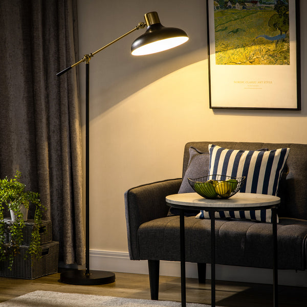 Adjustable Floor Lamp with Balance Arm