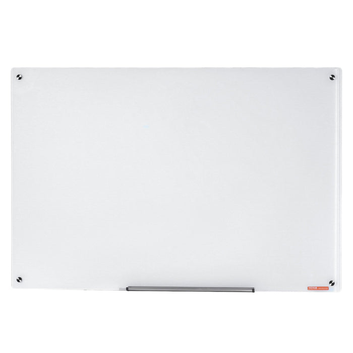 Magnetic Glass Whiteboard, 36 x 24, Frameless