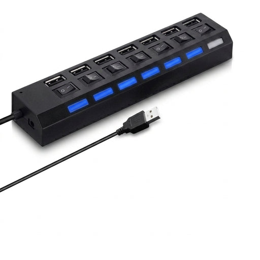 7-Port USB Hub, USB 3.0 Splitter