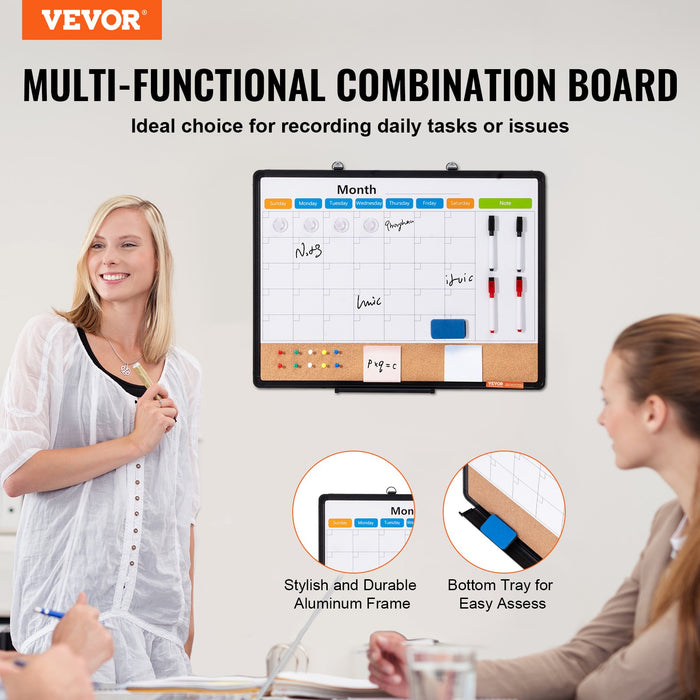 Double-Sided Cork Board, 24 x 18