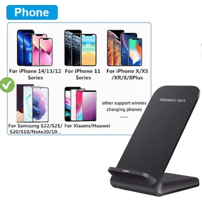 Qi Wireless Charging Stand and Dock
