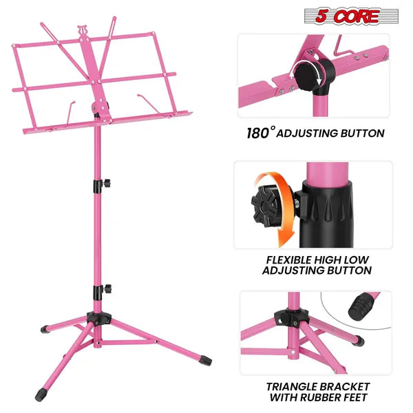 Desktop Book and Document Stand, Folding Metal