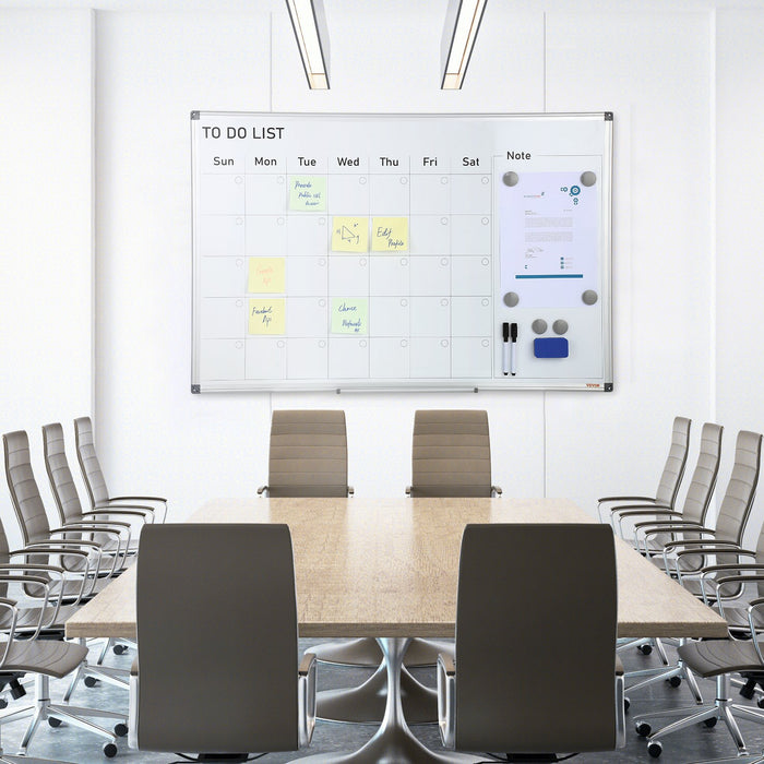 Magnetic Calendar Whiteboard, 36 x 24
