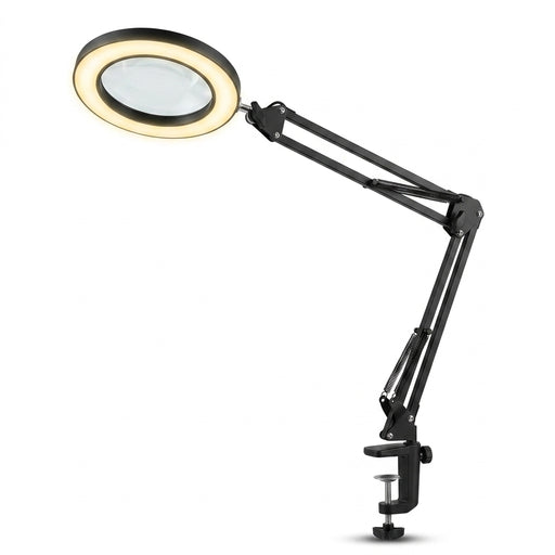 LED Magnifier Desk Lamp, 8x