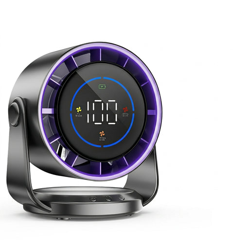 Rechargeable Desk Fan, Wall Mountable