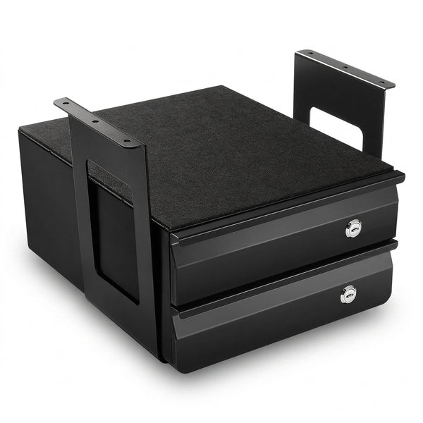 Under Desk Drawer, 2-Layer Lockable