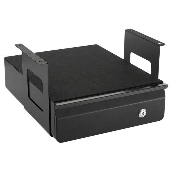 Under Desk Drawer, Lockable, 13 in